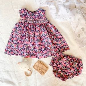 Question Everything Liberty London Print Dress